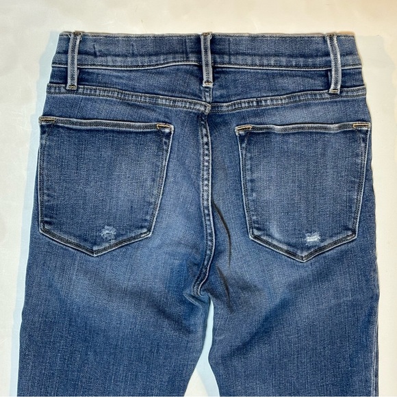 FRAME Le High Skinny Distressed Jeans 27 - Picture 6 of 9